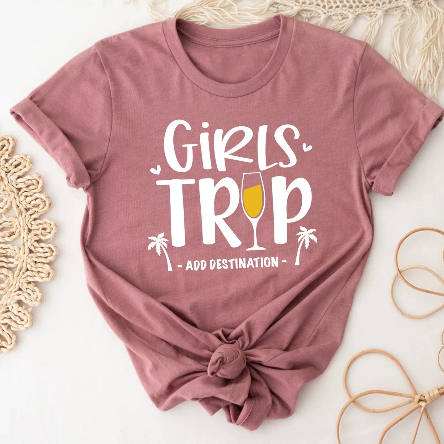 Girls Trip, Add Destination Travel T-shirt, Sweetshirt,