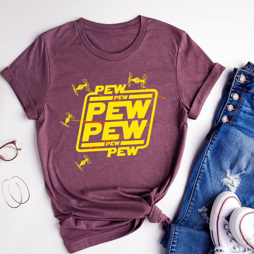 Pew Pew Pew Shirt, Star Wars Shirt, Star Wars Gift, Star Wars Fan Shirt, Disneyland Shirt