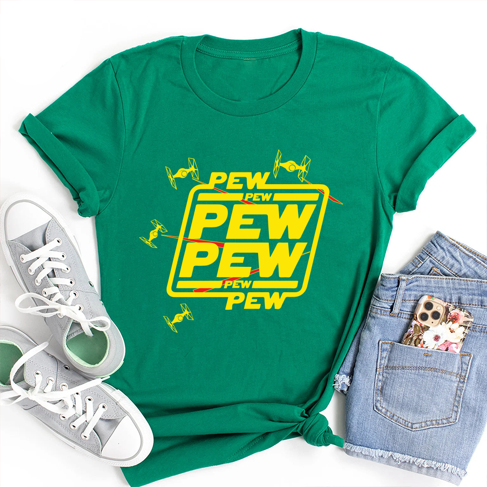 Pew Pew Pew Shirt, Star Wars Shirt, Star Wars Gift, Star Wars Fan Shirt, Disneyland Shirt