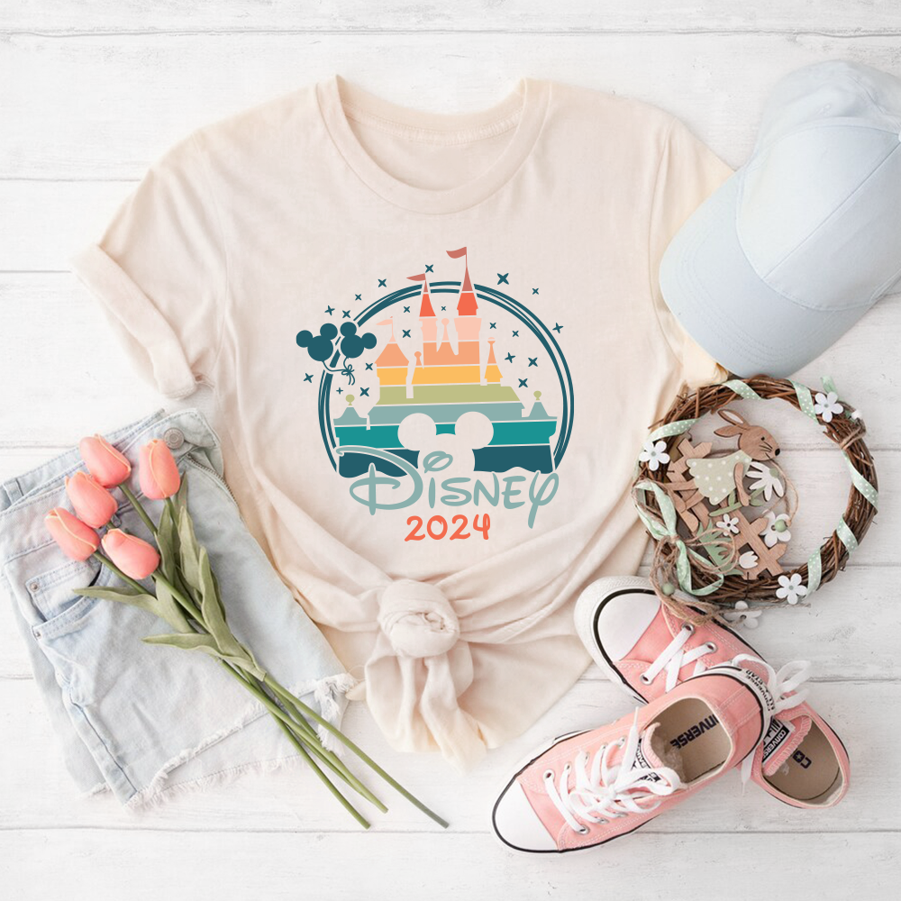 Disney Castle 2024 Shirts, Disney Family Matching Tshirts, Custom Disney Family 2024, Disney Trip Shirts, Disney 2024 Family Vacation Shirts