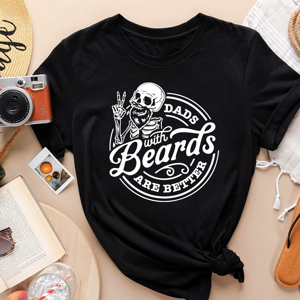 Dads With Beards Are Better Shirt, Father's Day Shirt, Vintage Dad Shirt